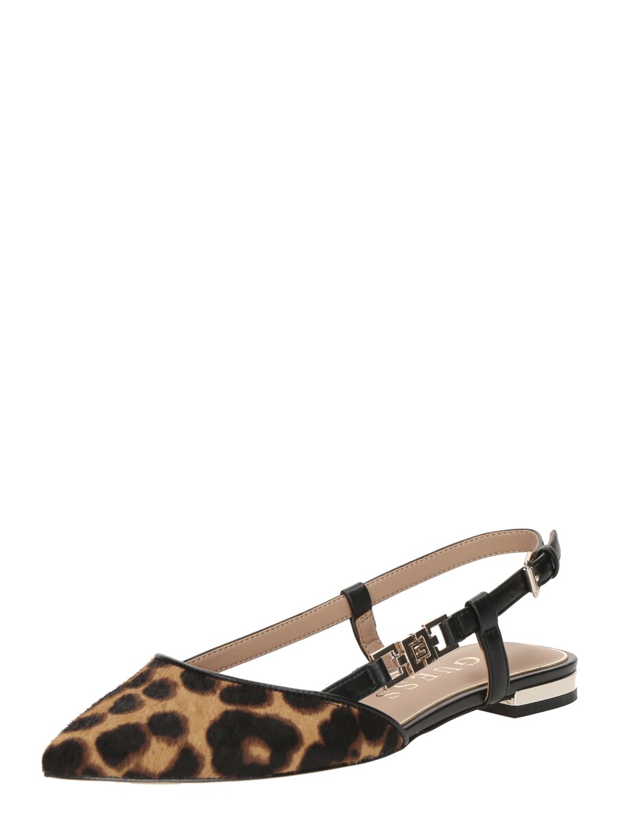 Туфли-лодочки с открытой пяткой GUESS Franiely, Light brown