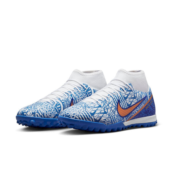 Кроссовки mercurial superfly 9 academy cr7 tf Nike, белый — фото 3