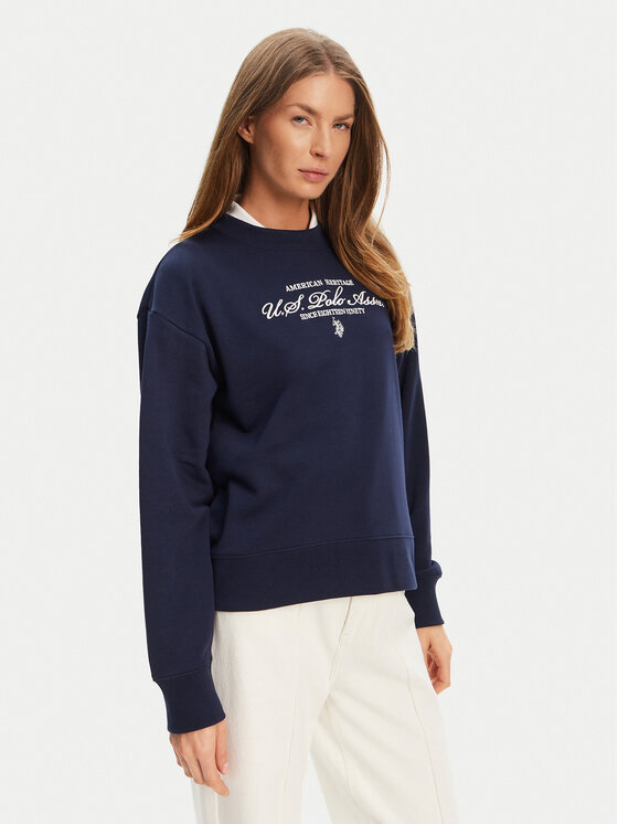 

Свитшот regular fit WUP1352 U.S. Polo Assn., синий