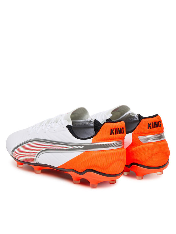 Футбольные бутсы King Match Fg/Ag 108832 01 Puma, белый — фото 3
