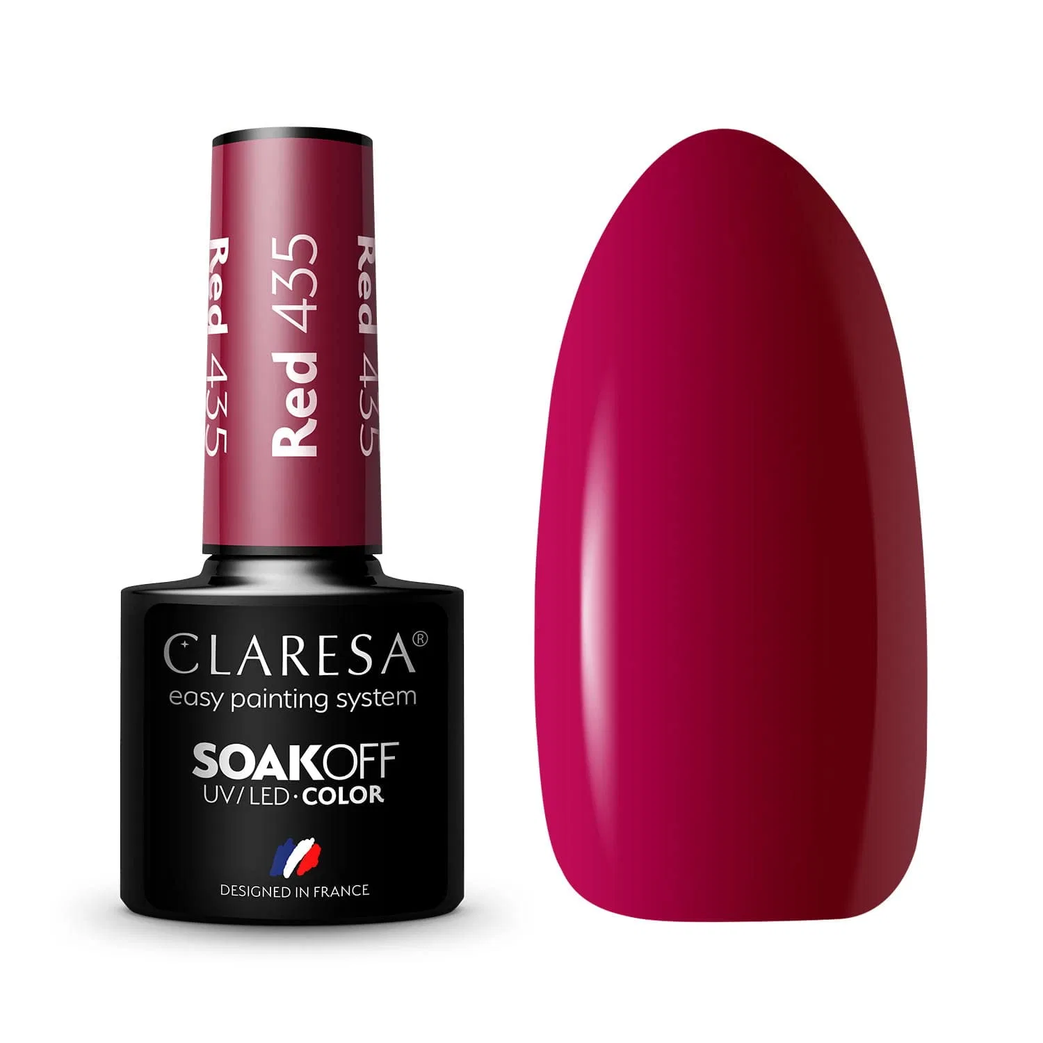 Красный УФ LED гель-лак Claresa № 435 Claresa