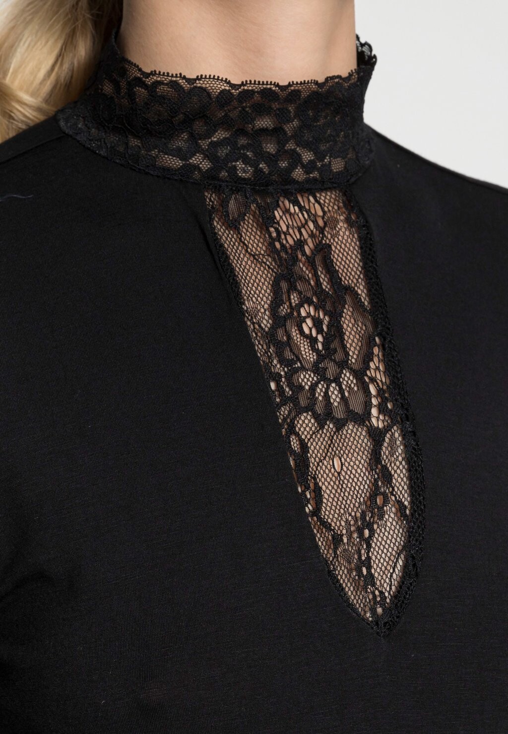 

Топ с длинными рукавами BLOUSE Culture, черный