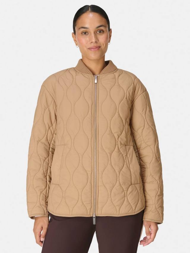 

Куртка On The Move стеганая Sweaty Betty, Golden Beige