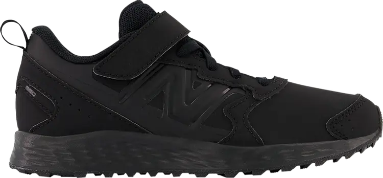 

Кроссовки Fresh Foam 650v1 Bungee Lace Top Strap Big Kid 'Triple Black', черный