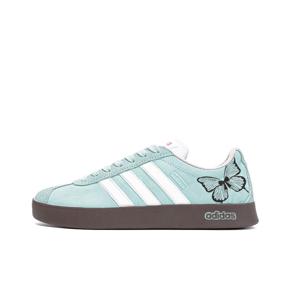 

Кроссовки adidas neo Skateboarding Shoes Unisex Low-top White/green, голубой, Синий, Кроссовки adidas neo Skateboarding Shoes Unisex Low-top White/green, голубой