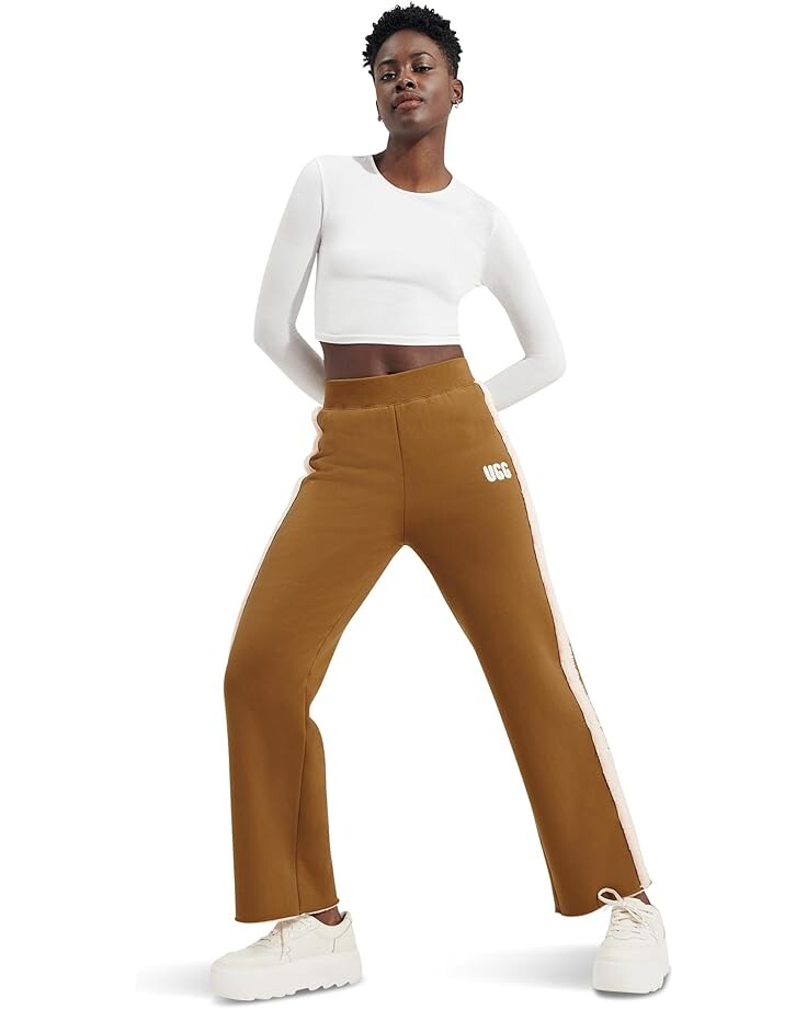 

Брюки UGG Myah Bonded Fleece, цвет Chestnut