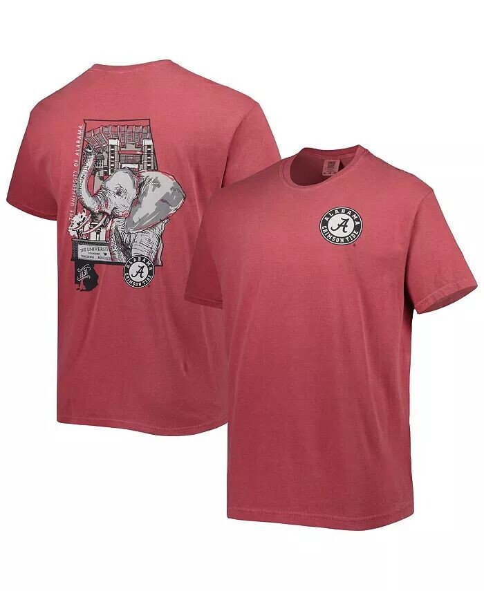 

Футболка мужская Crimson Alabama Crimson Tide Hyperlocal Elephant Image One