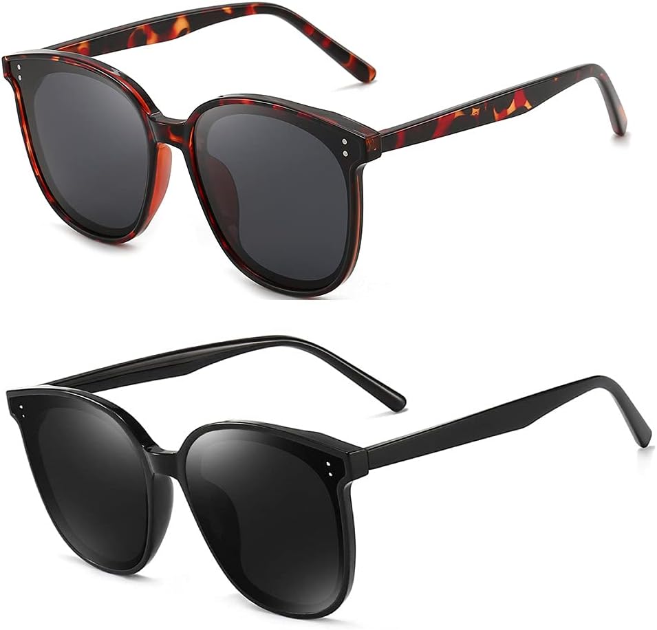 

Поляризованные солнцезащитные очки Dollger большого размера для женщин и мужчин, модные квадратные очки, стильные очки «кошачий глаз» с защитой от УФ-излучения, C:black +Leopard