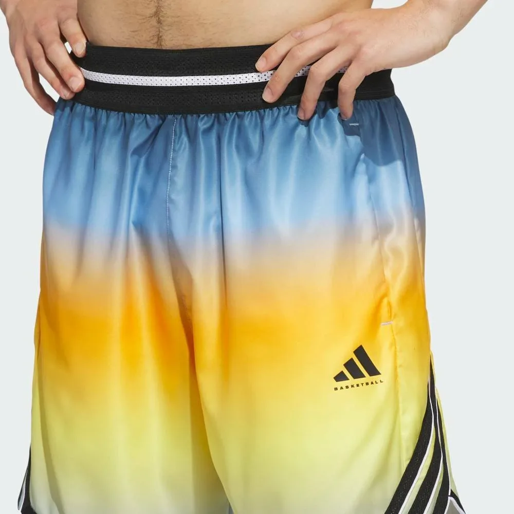 Шорты Adidas Crazy Light AOP, цвет Yellow — фото 4