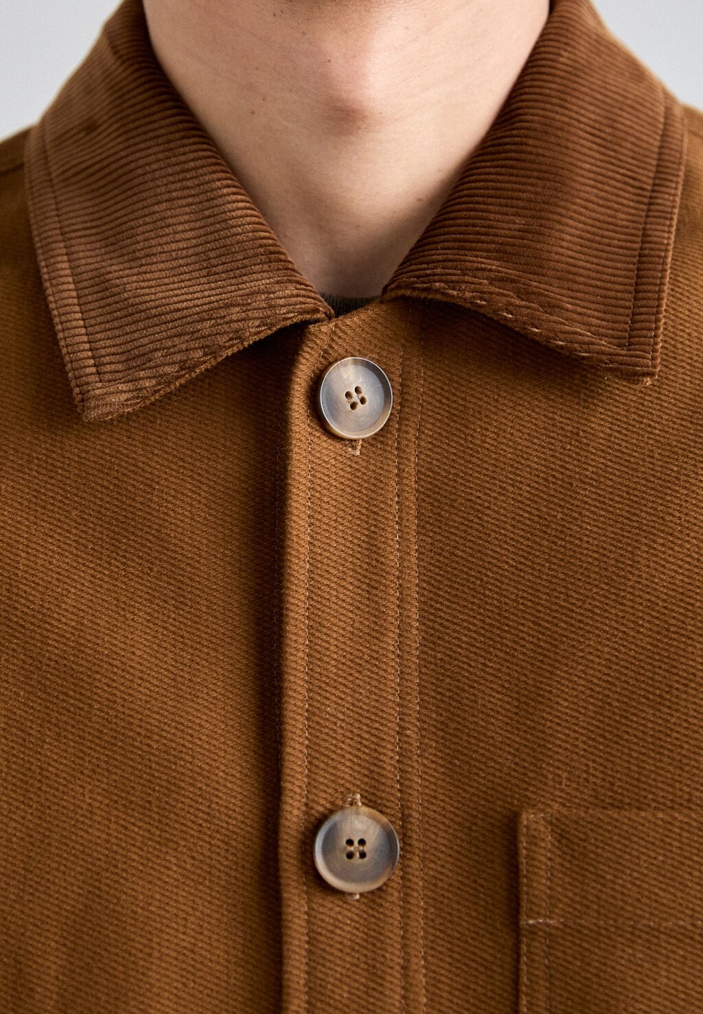

Летняя куртка HEAVY BEDFORD WEAVE Essential Collective, коричневый
