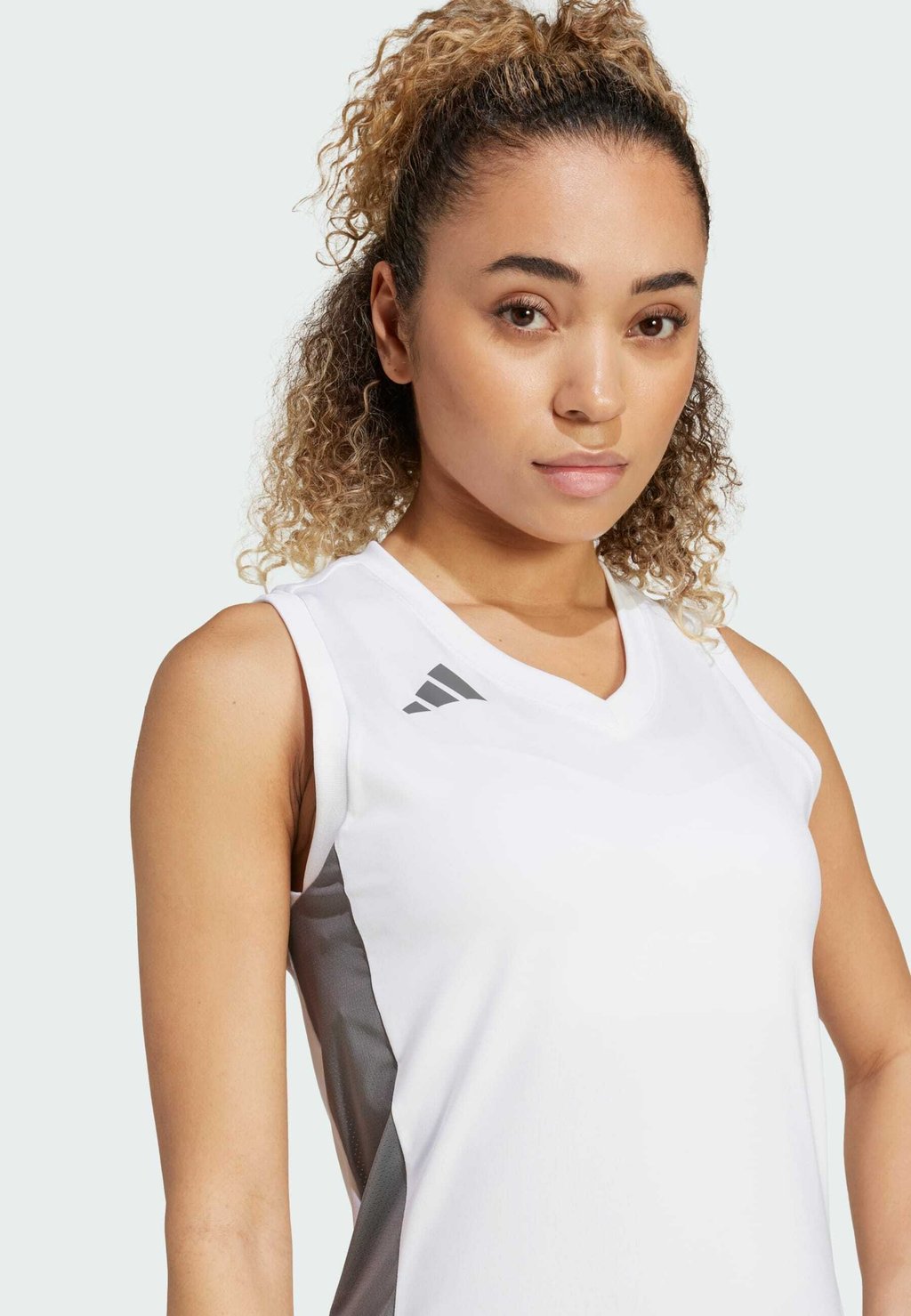 Топ QUICKSET Adidas Performance, белый — фото 3