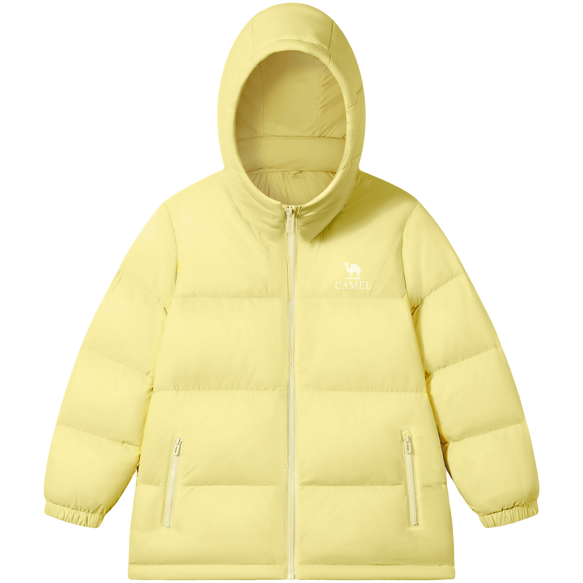

Детская пуховая куртка с капюшоном CAMEL, moonlit желтый