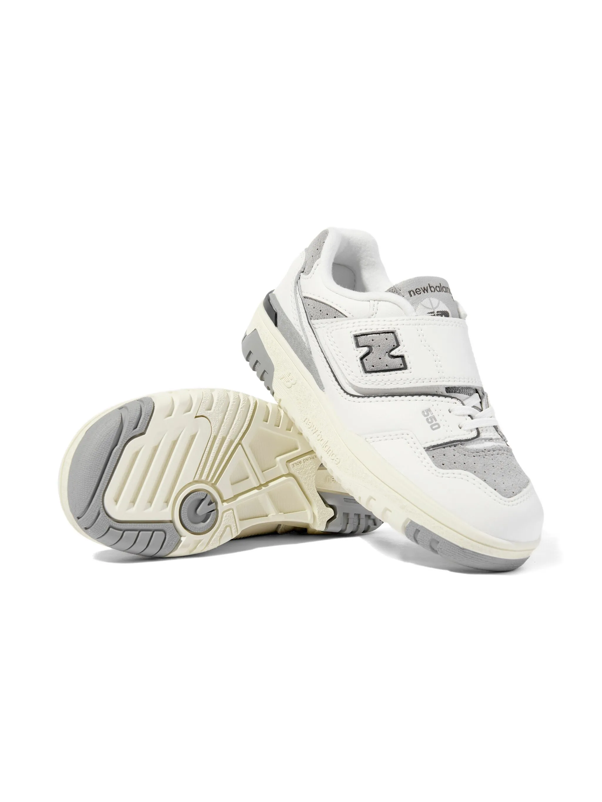 Кроссовки 550 New Balance Kids, белый — фото 4
