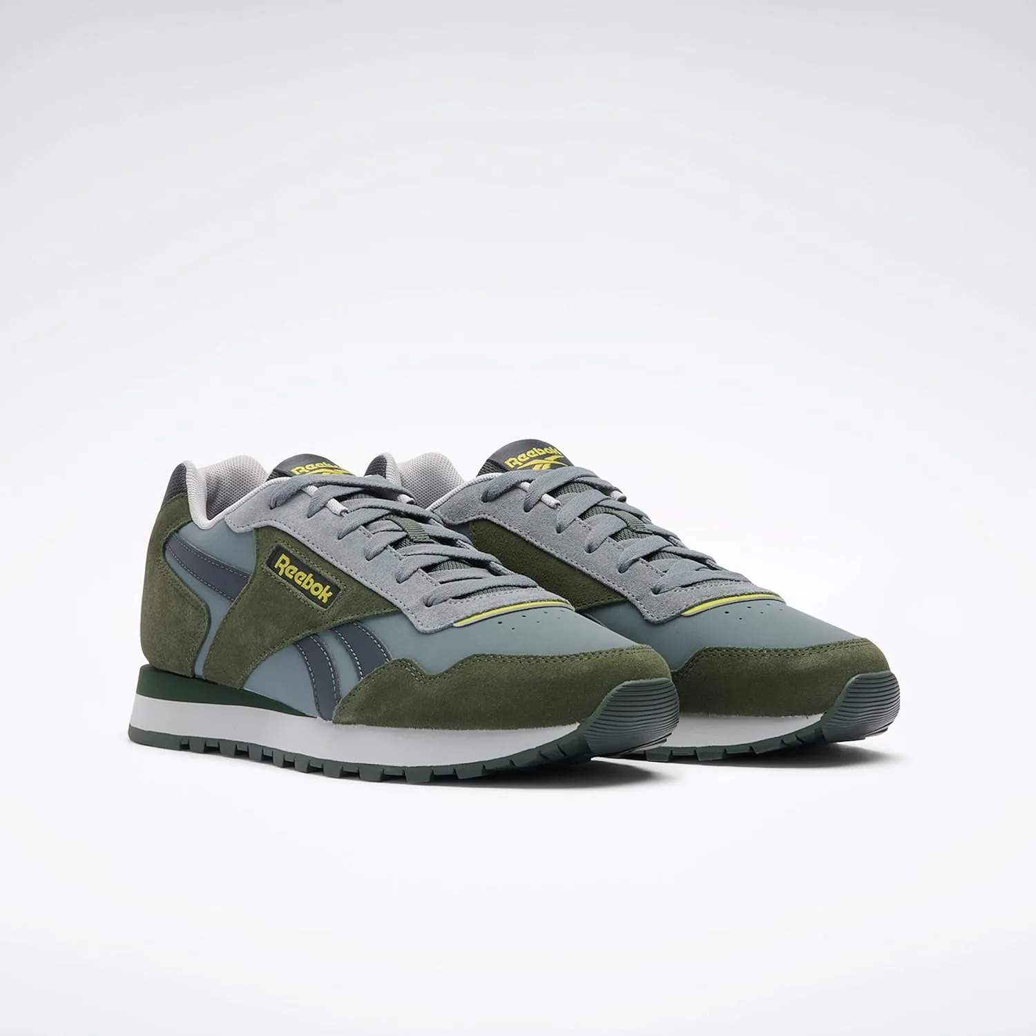 Мужские кроссовки/спортивная обувь Reebok, зеленый/серый — фото 3