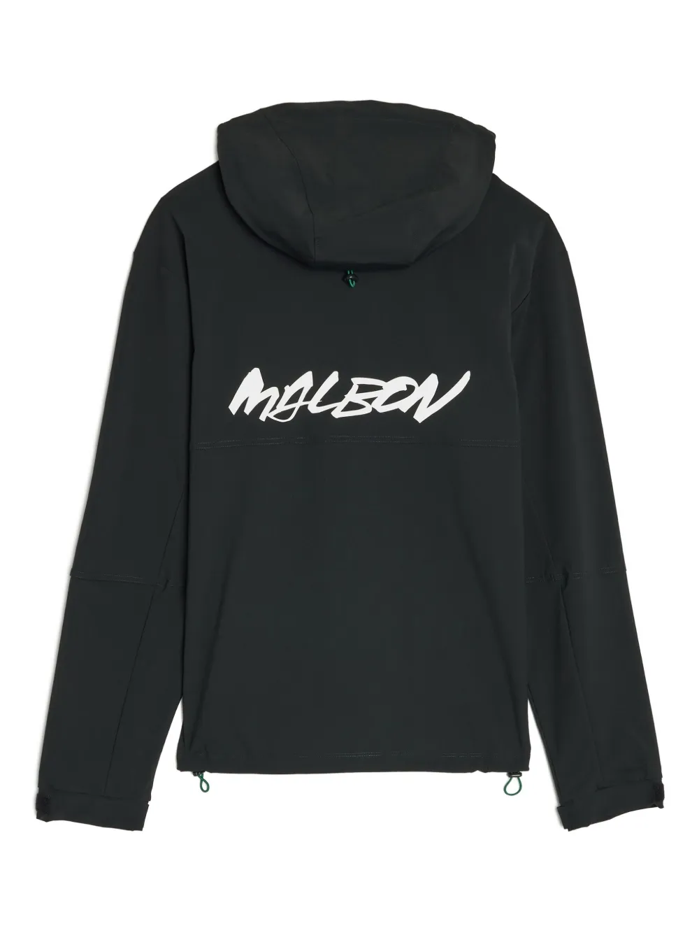 

Куртка на молнии с капюшоном Malbon Golf, черный