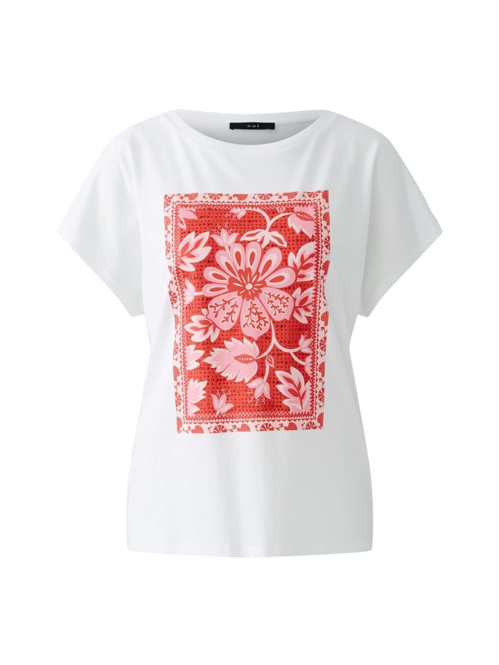 

Футболка в оптически белом цвете Oui