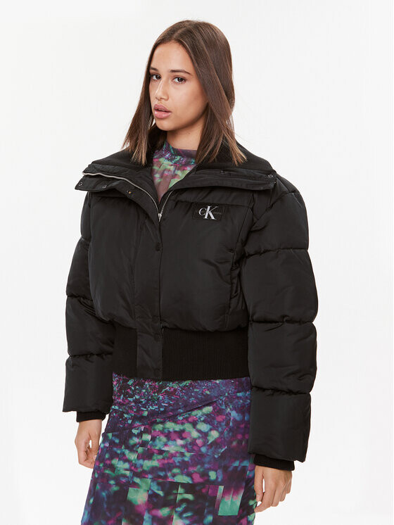 

Пуховик свободного кроя Calvin Klein, черный