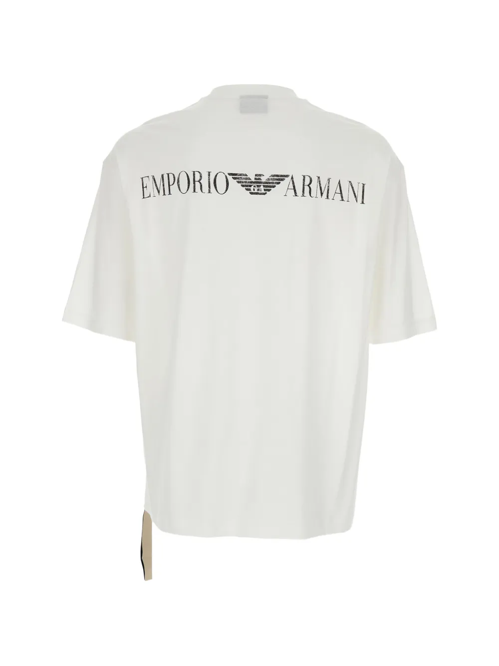Футболка с принтом логотипа Emporio Armani, белый — фото 2