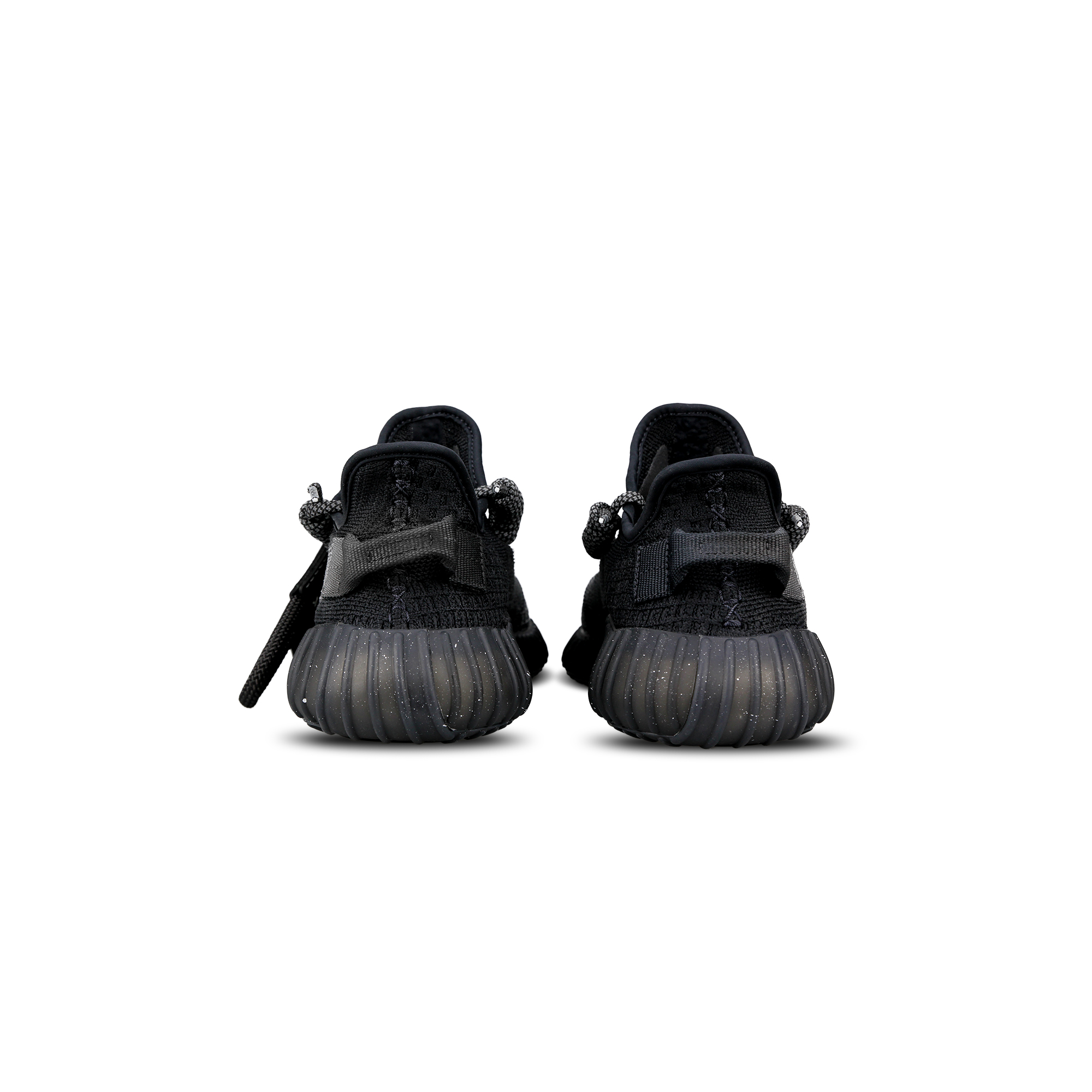 Yeezy Boost 350 V2 Дышащие Легкие Повседневные Кроссовки Unisex Черный Серебристый Adidas Originals — фото 4