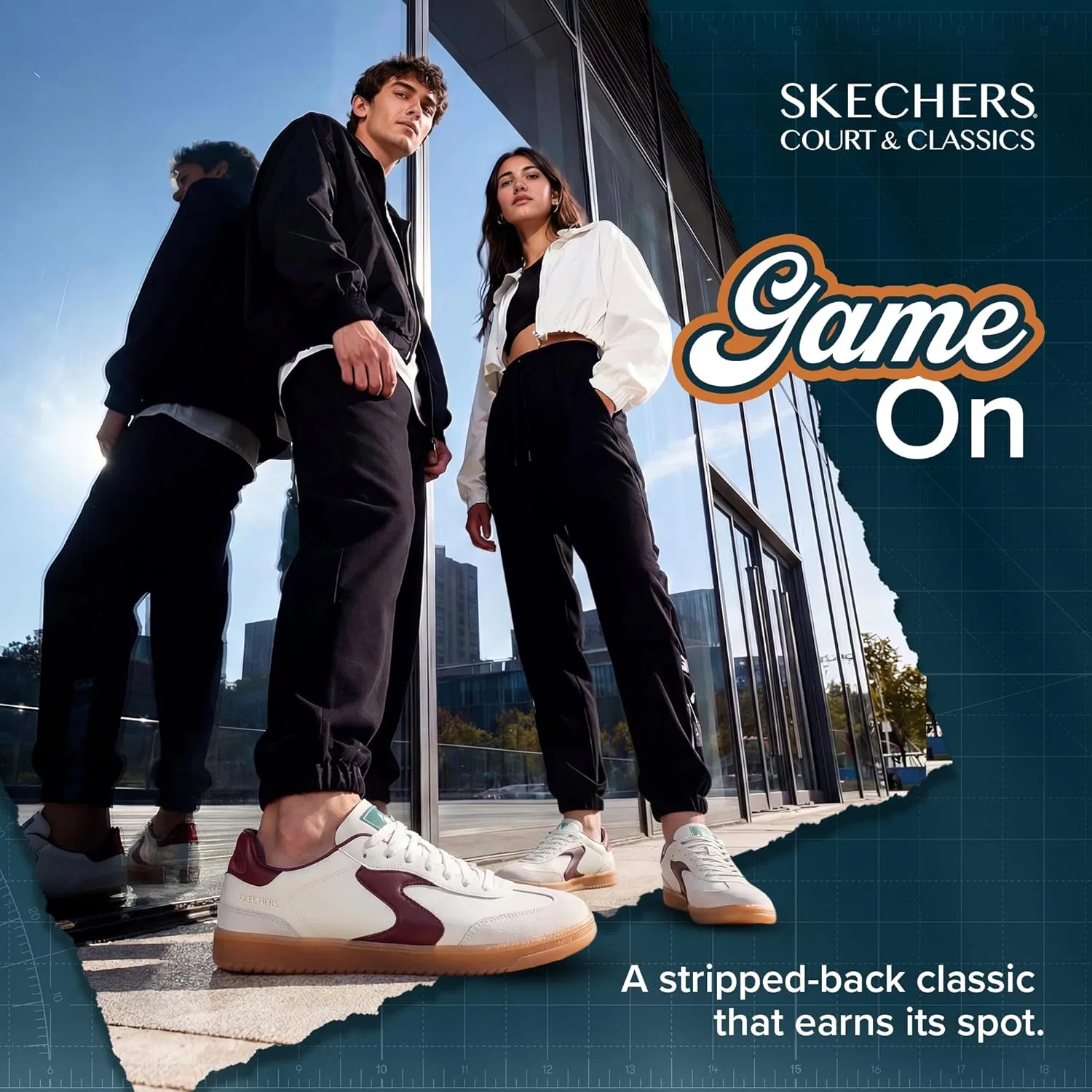Мужские кроссовки Skechers Hotshot Pyke, Beige — фото 2