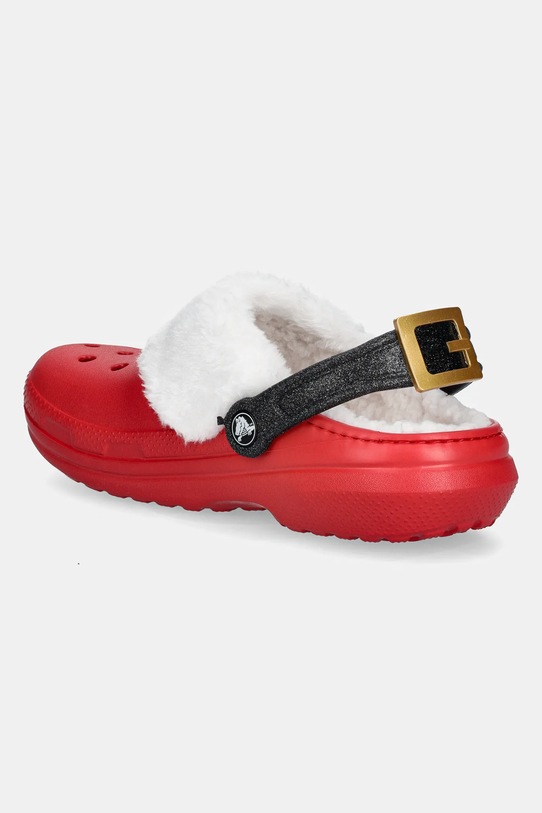 Классические утепленные тапочки Santa Clog Crocs, красный — фото 3