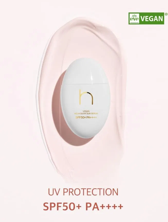 Солнцезащитный крем Hamel Vegan Aqua Glow Sun Serum, 50 мл, SPF50+ PA++++ Generic — фото 2