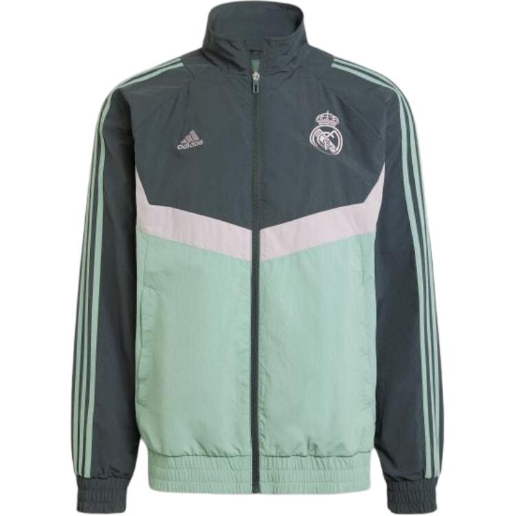 

Мужская куртка Real Madrid бирюзового цвета Adidas, бирюзовый