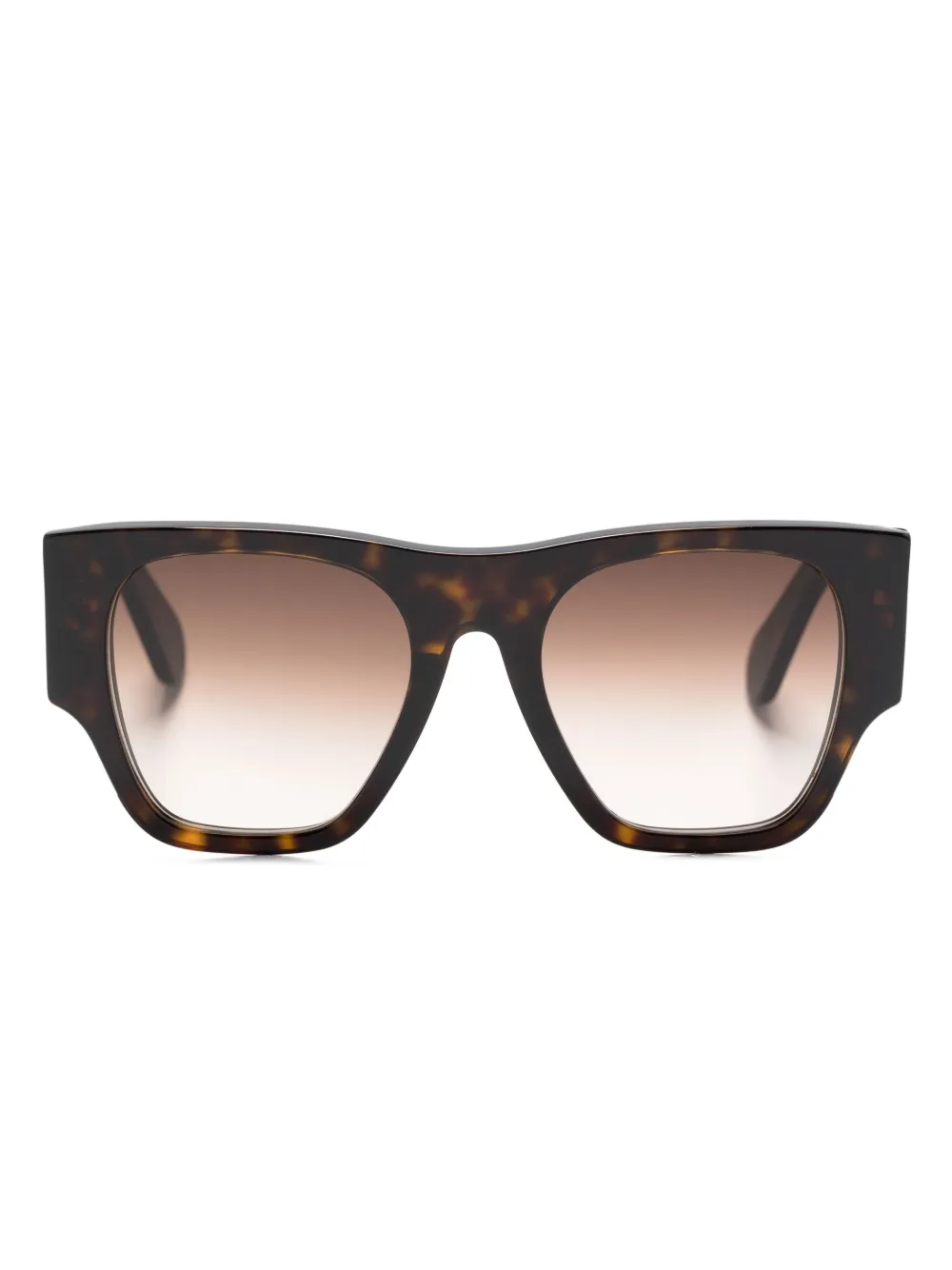 

Солнцезащитные очки в массивной оправе с логотипом Chloé Eyewear, коричневый