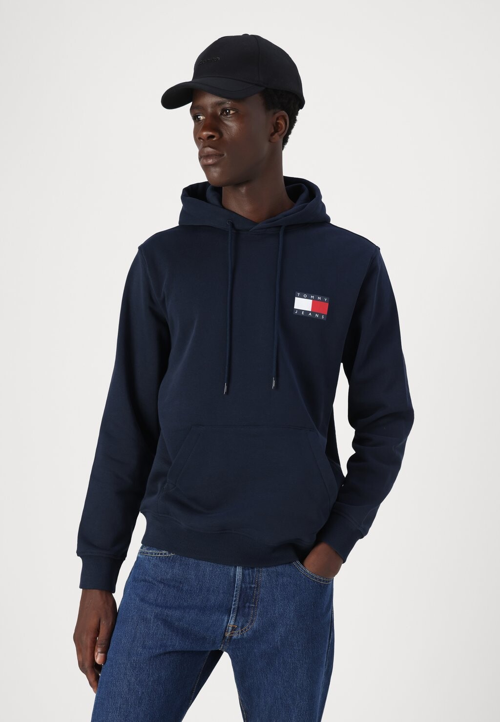 

Толстовка ESSENTIAL FLAG HOOD Tommy Jeans, темно-синий