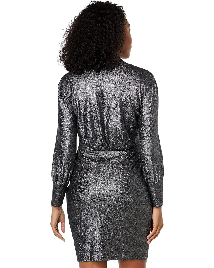 

Платье Donna Morgan Stretch Lame Long Sleeve with Pockets, серебряный, Серый, Платье Donna Morgan Stretch Lame Long Sleeve with Pockets, серебряный