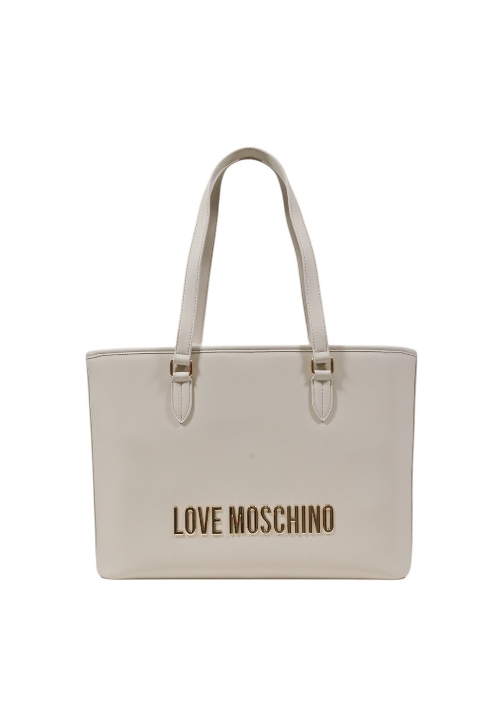

Сумка Love Moschino шоппер с логотипом, бежевый