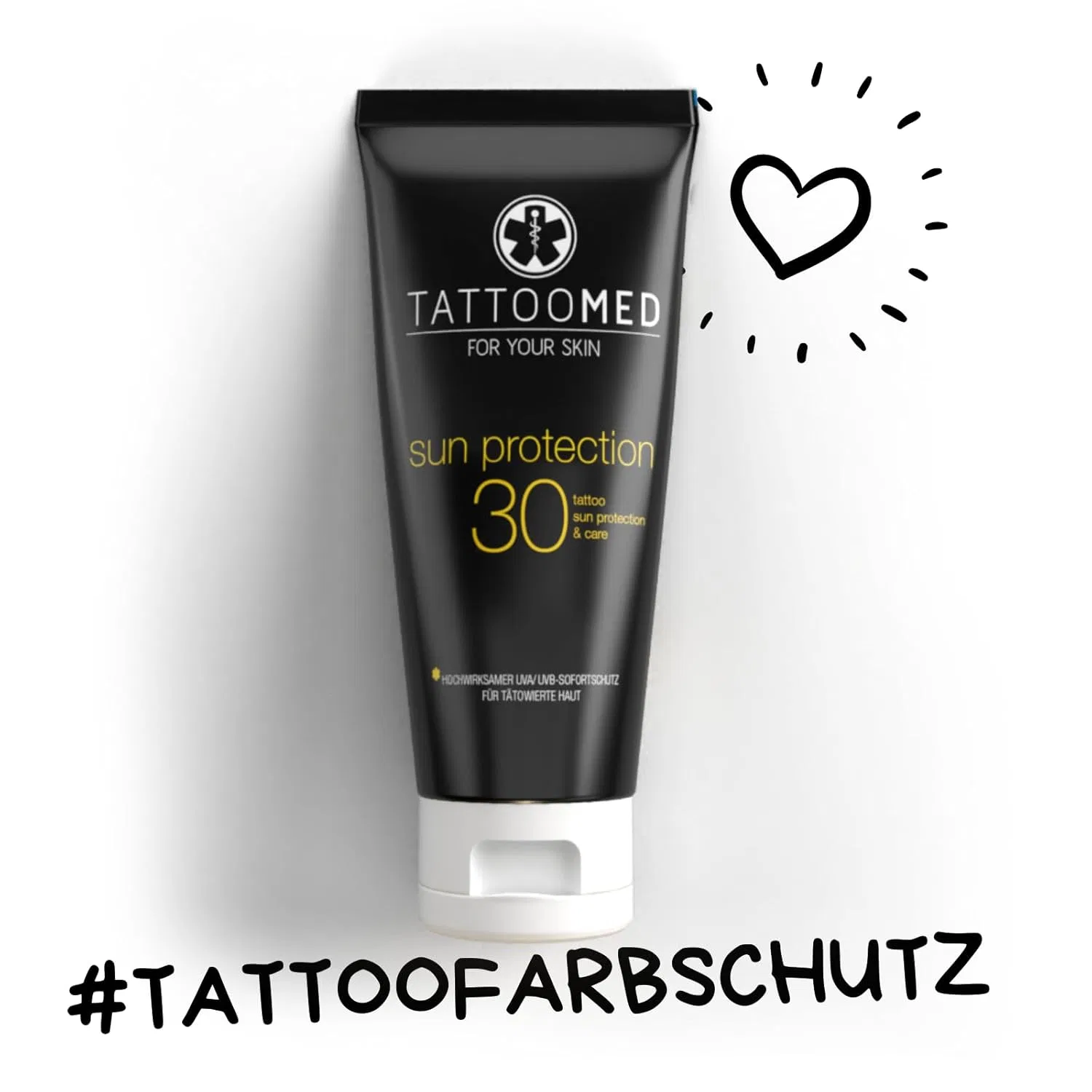 Солнцезащитный крем для татуировок SPF 25 от TattooMed, 100 мл Tattoomed — фото 2