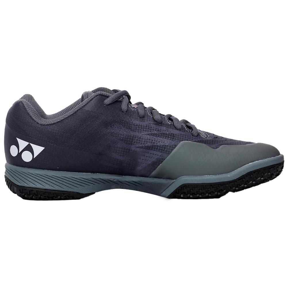 Скользоустойчивые износостойкие низкие кроссовки для бадминтона Unisex Dark Gray YONEX, темно-серый — фото 3