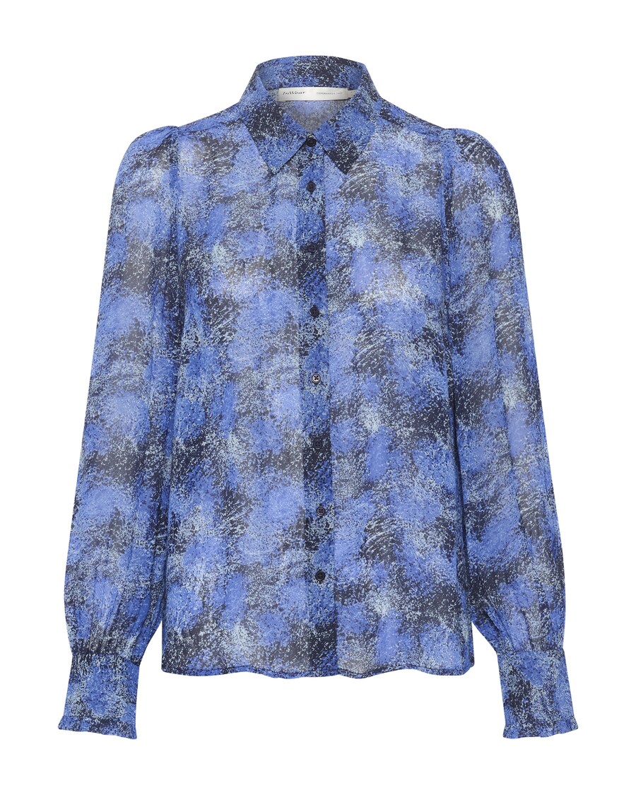 

Блузка InWear Davila, цвет Azure/Dark blue