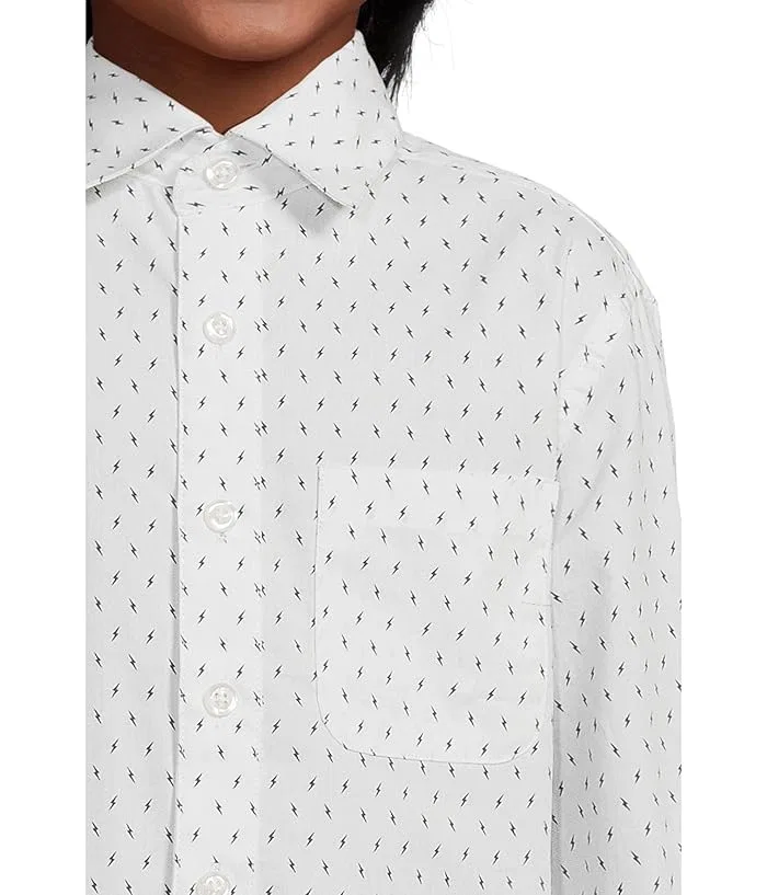 Рубашка хлопковая Standard Shirt Appaman Kids, White — фото 3