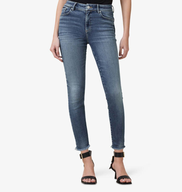 Джинсы-Стрейч Miller push-up skinny leg с высокой посадкой из органического хлопка Allsaints, синий — фото 3