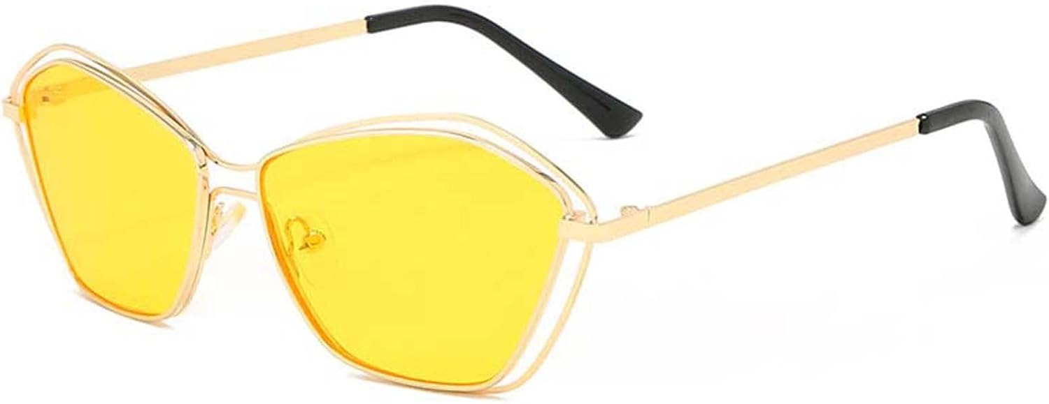 

Солнцезащитные очки XINXIN в стиле ретро-панк с металлическим оправой, маленькая оправа, для отдыха на природе и пляже, для мужчин и женщин (цвет: C, размер: средний), C