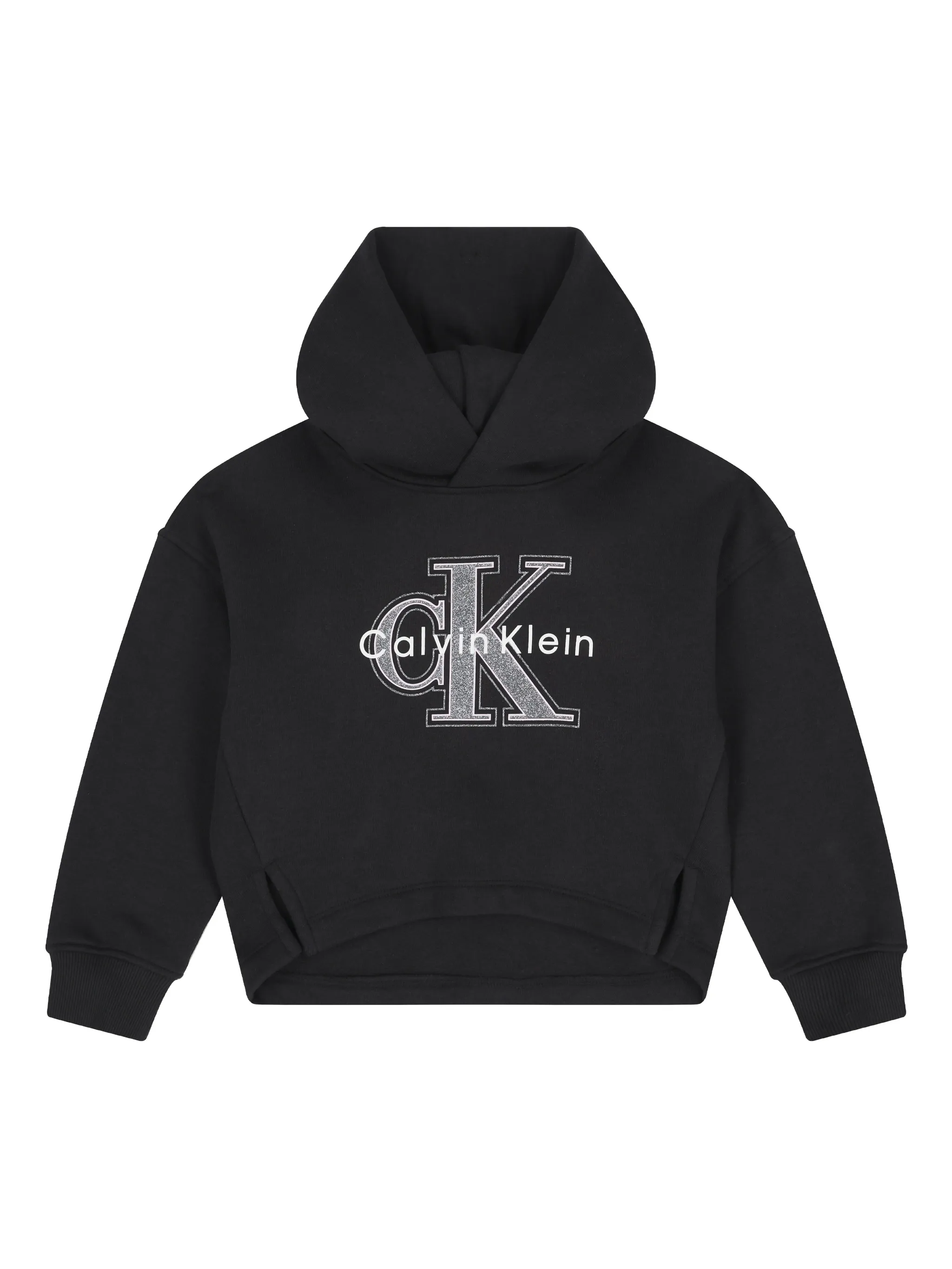 

Худи с логотипом Calvin Klein Kids, черный