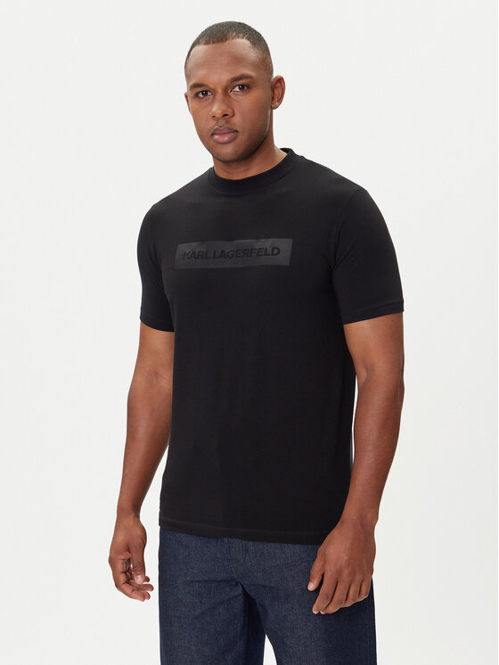 

Футболка regular fit 755035 554221 Karl Lagerfeld, чёрный