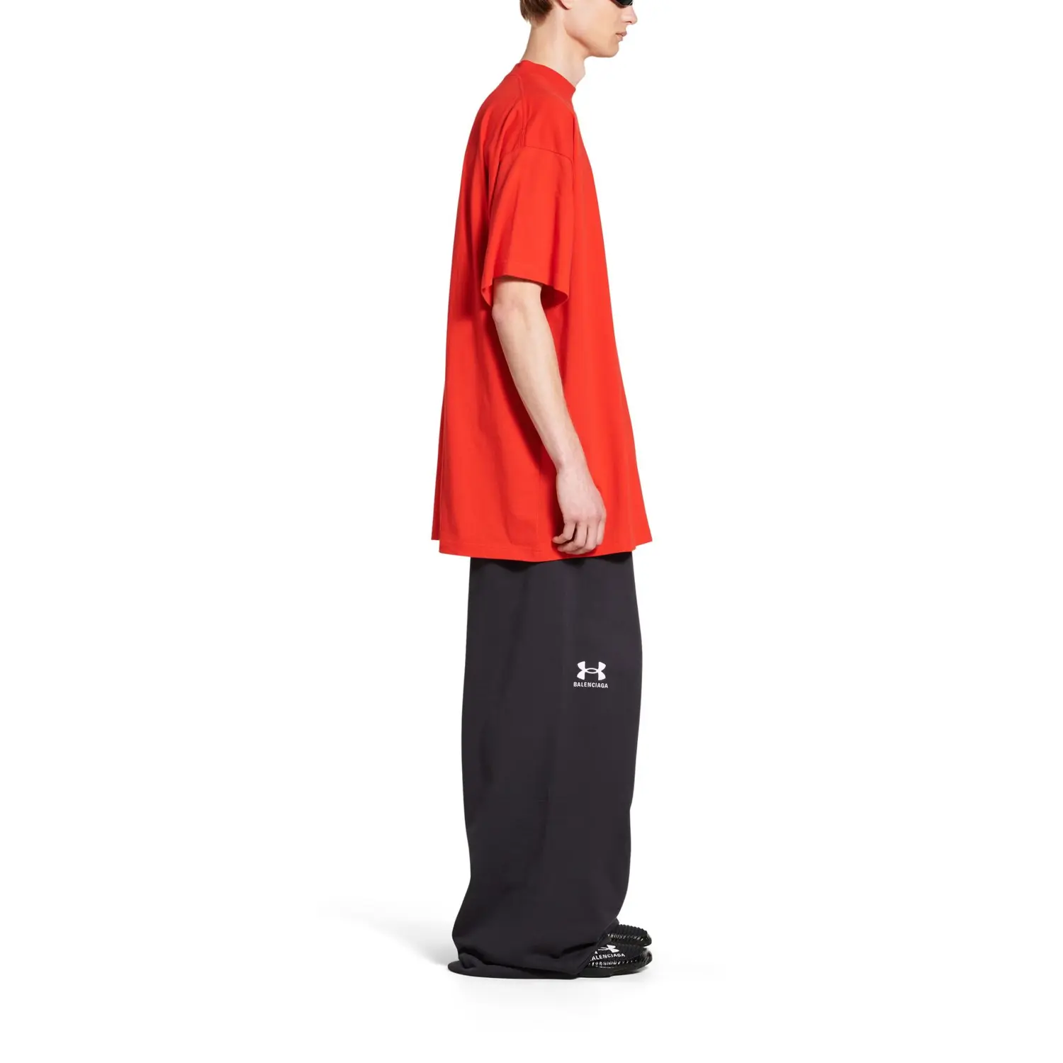 Футболка Under Armour X унисекс красная Balenciaga, красный — фото 4