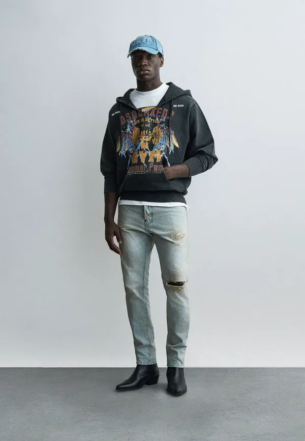 Толстовка с капюшоном Dsquared2, Charcoal — фото 2