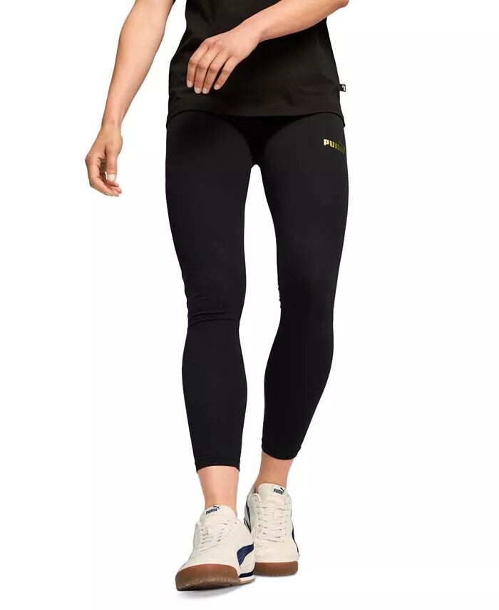 

Женские леггинсы с металлизированной контрастной лентой Puma, розовый