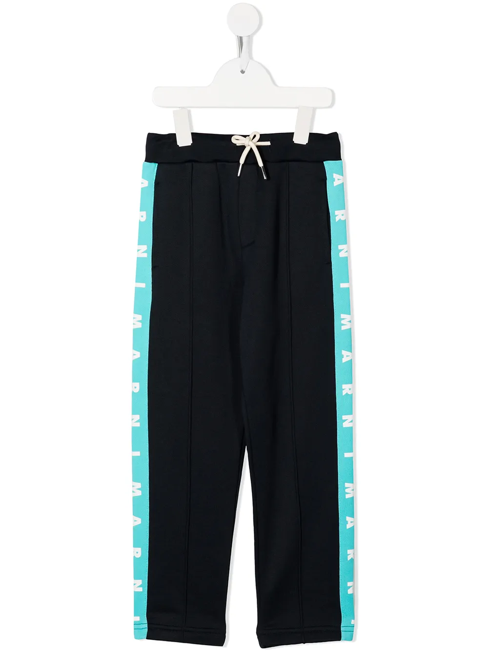 

Спортивные брюки с логотипом Marni Kids, синий