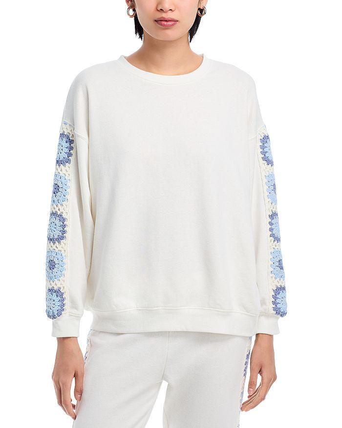 

Свитшот с кружевной отделкой Vintage Havana, белый