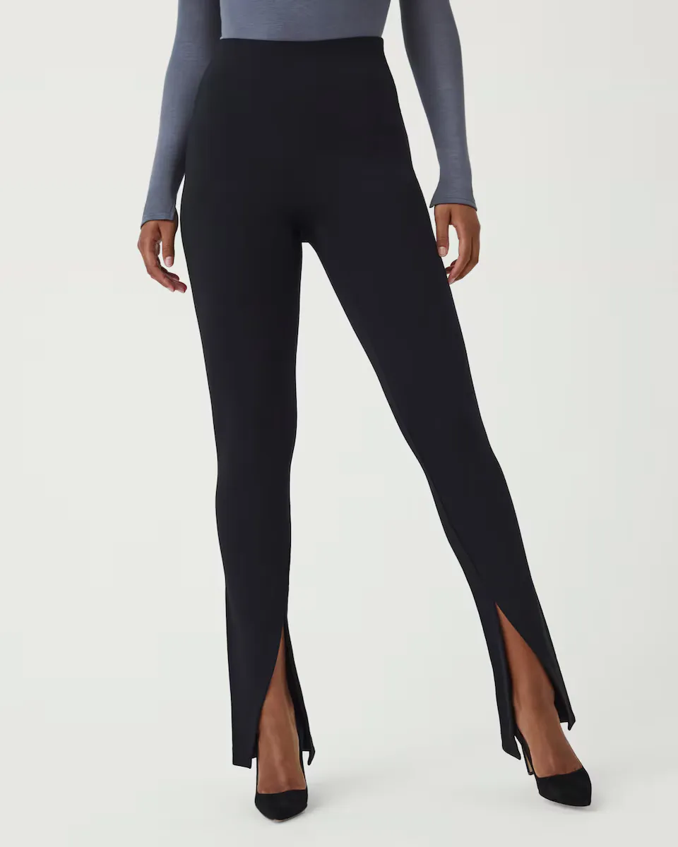 

Длинные брюки с разрезом на щиколотке Spanx, черный