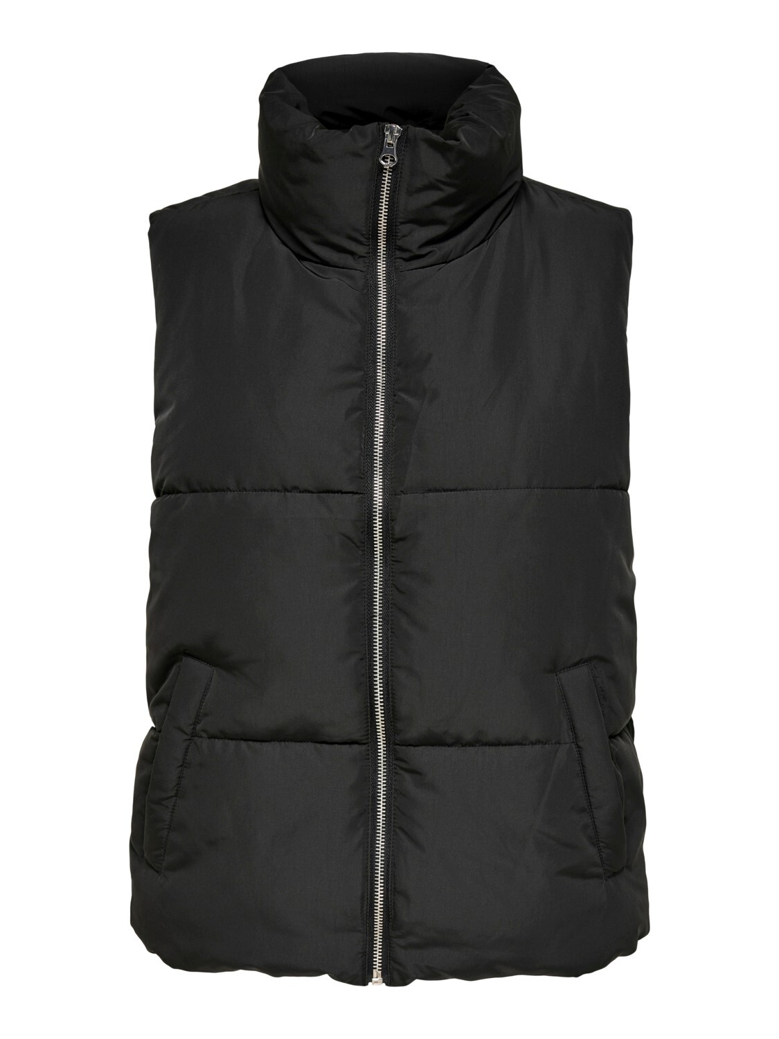 

Утепленный жилет JACQUELINE de YONG Wattierte Puffer Stepp ohne Kapuze JDYNEWERICA, черный