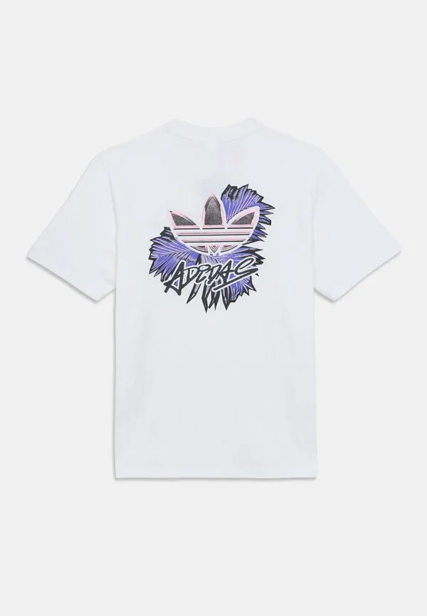 Детская футболка унисекс с принтом Adidas Originals, White — фото 2