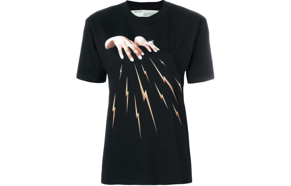 

Футболка женская Off-White Magic Hands, черный
