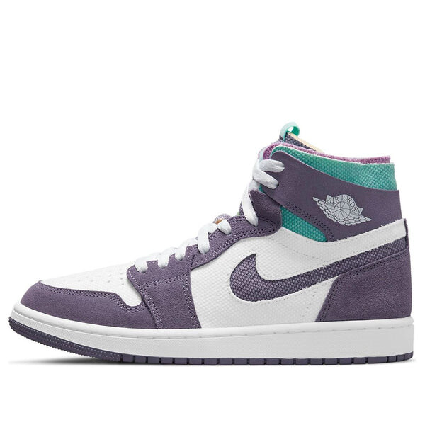 

Кроссовки 1 высокие zoom комфорт Air Jordan, фиолетовый