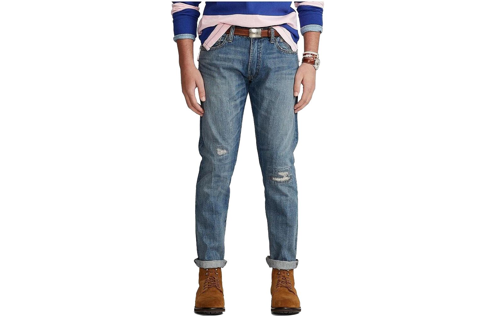 Polo Ralph Lauren Джинсы мужские синие SS23 — фото 3